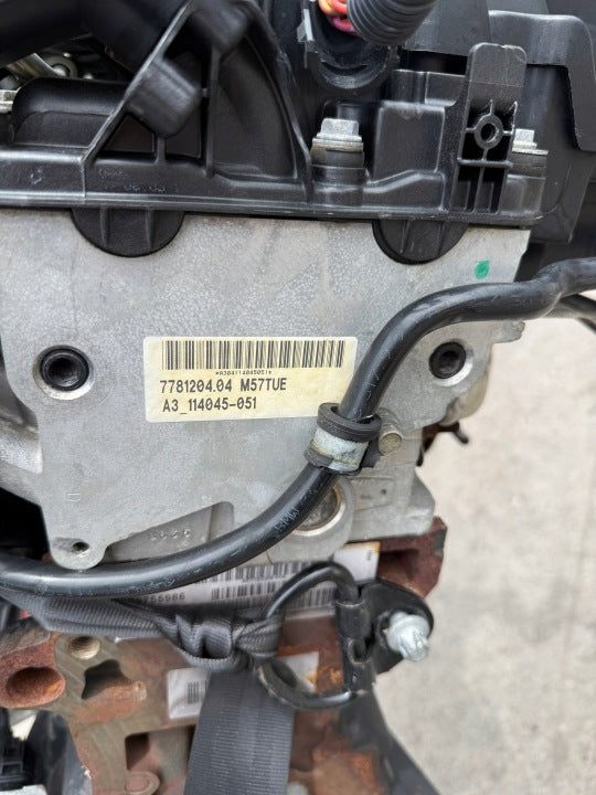 Motor BMW X5 E53 M57TUE 3.0 1999 Diesel Engine Komplett MOT7658131518km