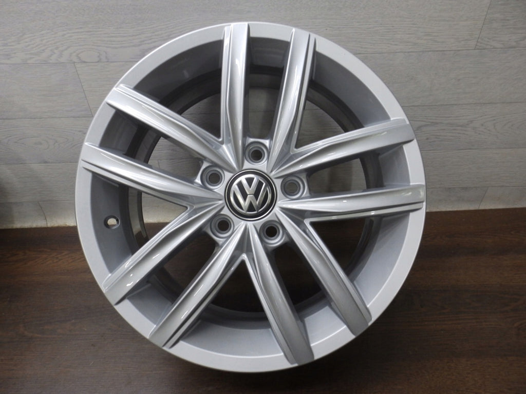 4x Alufelge 16 Zoll 6.5" 5x112 46ET Glanz Silber 5G0601025 VW Golf Vii Rim Wheel FEL9937215229ld