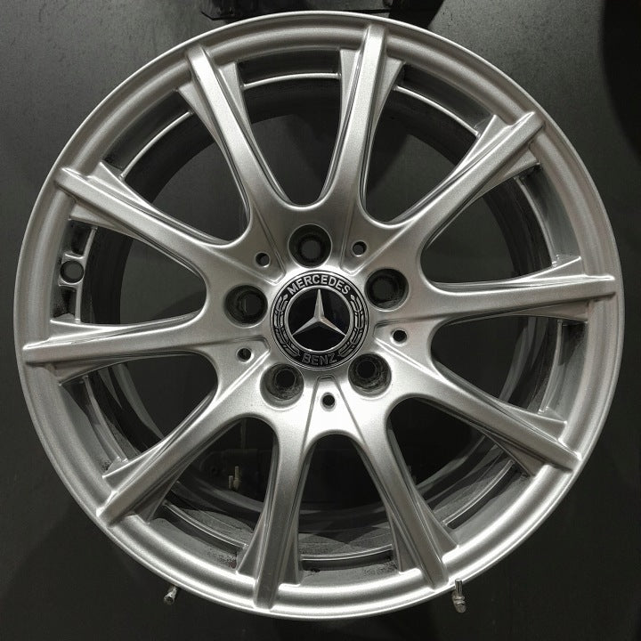 4x Alufelge 16 Zoll 6.5" 5x112 38ET Glanz Silber A2054012400 Mercedes-Benz W205 FEL9345503988ts