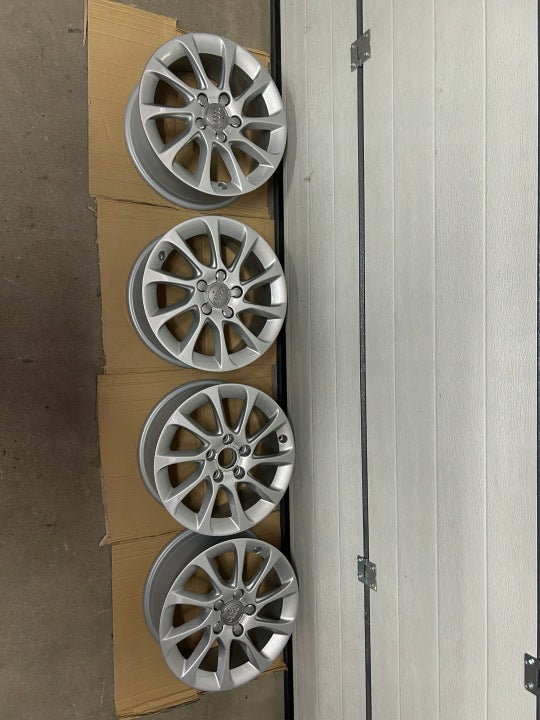 4x Alufelge 16 Zoll 6.5" 5x112 46ET Glanz Silber 8V0601025BM Audi A3 Rim Wheel FEL7956344486kb