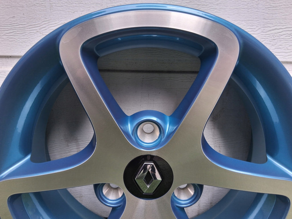 1x Alufelge 13 Zoll 4.0" 3x98 23 5ET Glanz Blau 403008208R Renault Twizy FEL8901003122uc