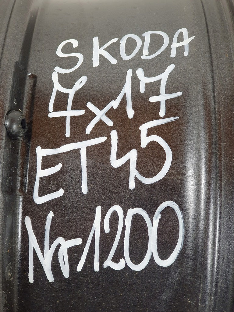 1x Alufelge 17 Zoll 7.0" 5x112 45ET 57A601025AB Skoda Karoq Rim Wheel FEL6104254130pg