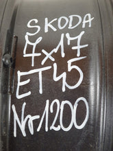 Laden Sie das Bild in den Galerie-Viewer, 1x Alufelge 17 Zoll 7.0" 5x112 45ET 57A601025AB Skoda Karoq Rim Wheel FEL6104254130pg