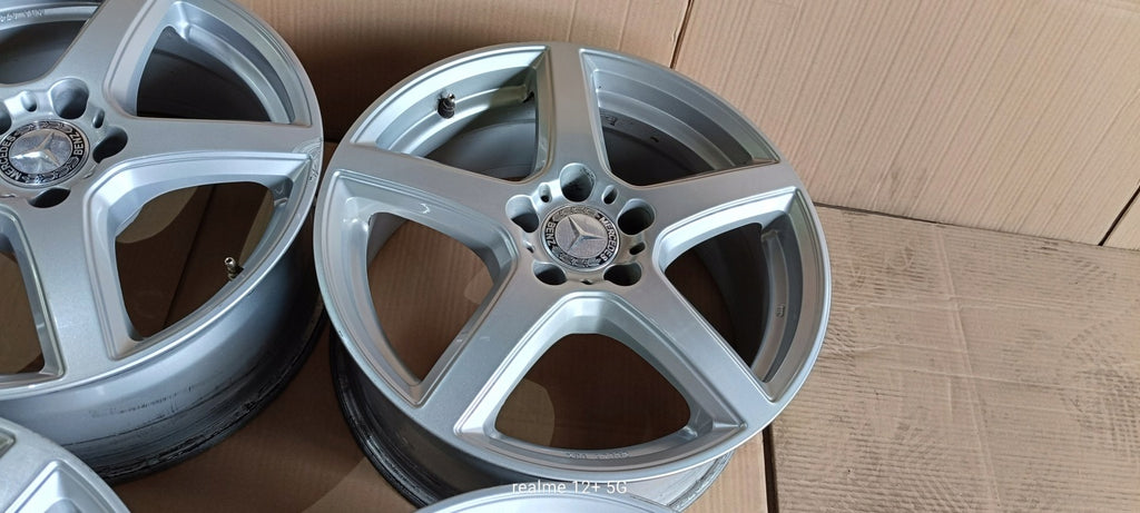 4x Alufelge 17 Zoll 7.5" 5x112 37ET Glanz Silber FRE75737B61-0 Rim Wheel FEL7169414779nf