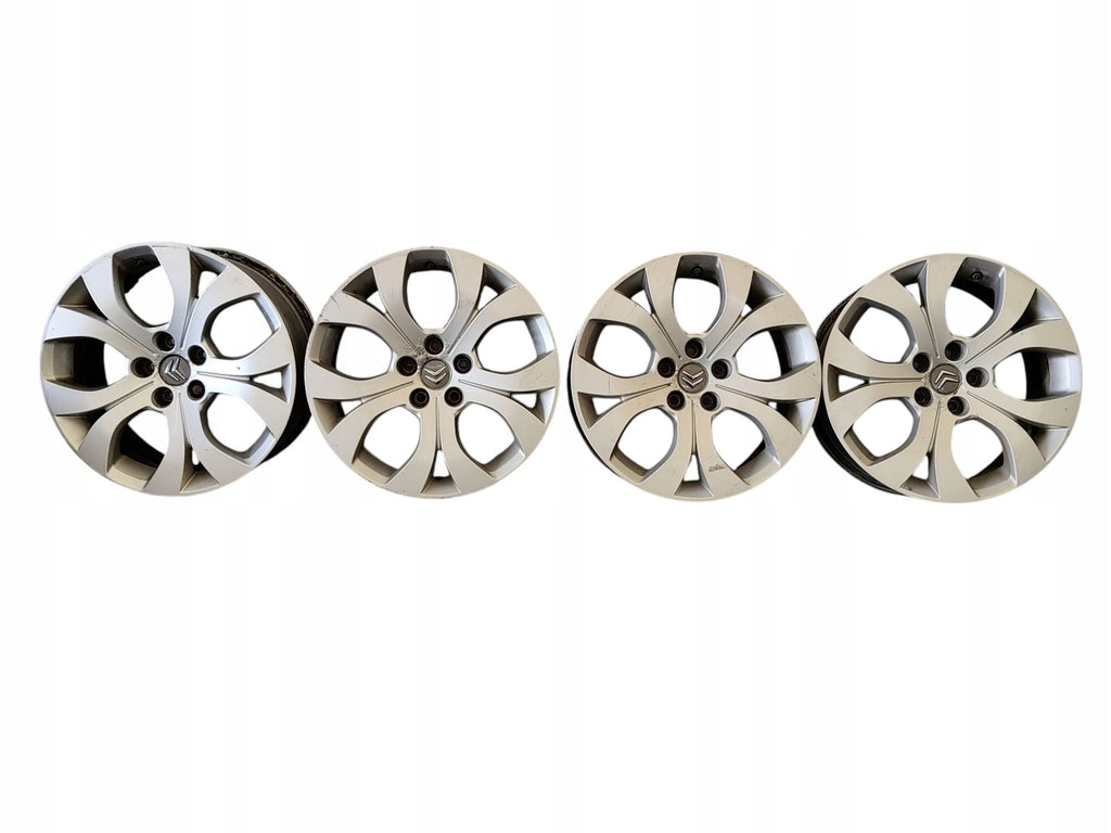4x Alufelge 17 Zoll 7.0" 5x108 Glanz Silber 9656877580 Citroën C5 Iii Rim Wheel FEL9168945881nk