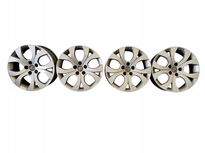 4x Alufelge 17 Zoll 7.0" 5x108 Glanz Silber 9656877580 Citroën C5 Iii Rim Wheel FEL9168945881nk