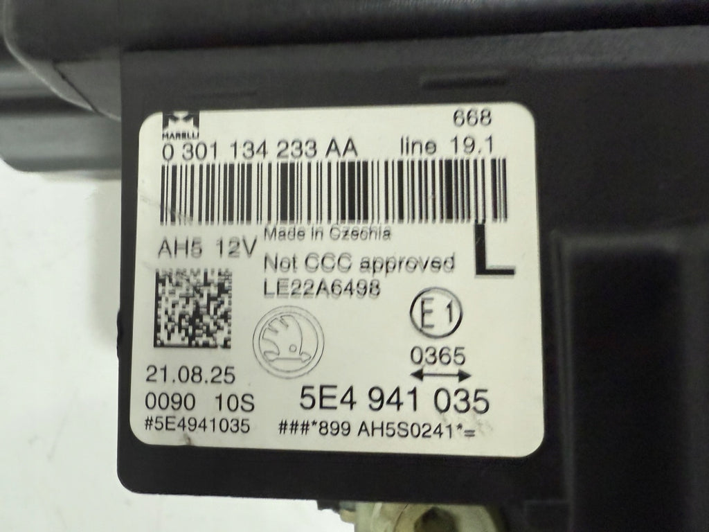 Frontscheinwerfer Skoda Octavia 5e3 I 5E3941035 Links Scheinwerfer Headlight SCH7677861276bj