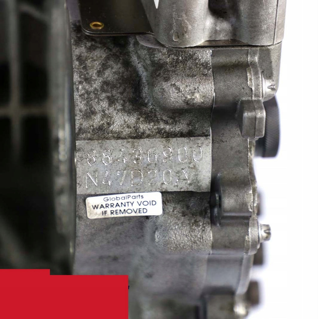 Motor BMW E81 E90 E87 N47D20A 2.0 143PS 119TKm Diesel Engine Unkomplett