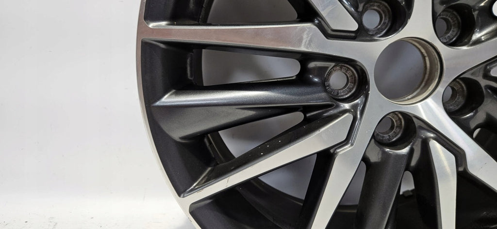 1x Alufelge 18 Zoll 7.0" 5x114.3 50ET Glanz Schwarz 7978419 Toyota C-Hr FEL2395667244aj