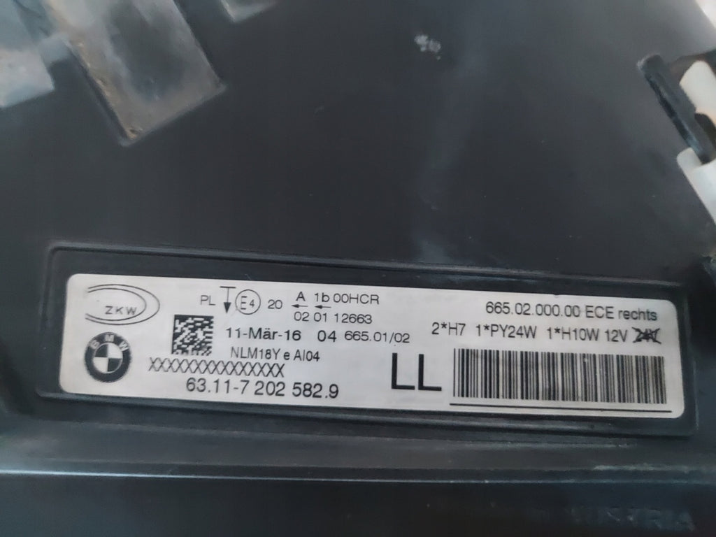 Frontscheinwerfer BMW E91 E90 7202582 Rechts Scheinwerfer Headlight SCH8816816234ts