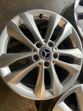 Load image into Gallery viewer, 4x Alufelge 17 Zoll 7.0" 5x112 48 5ET Glanz Silber A2054018000 Mercedes-Benz FEL3573289541pw