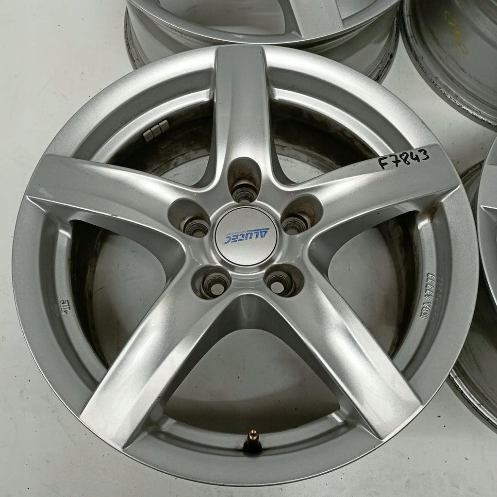 4x Alufelge 17 Zoll 7.5" 5x112 48ET Glanz Silber Audi I Rim Wheel FEL1253794492rw