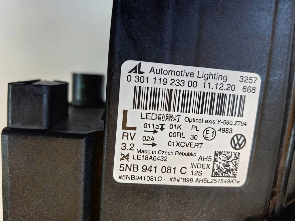 Frontscheinwerfer VW Tiguan 5NB94101C Full LED Links Scheinwerfer Headlight