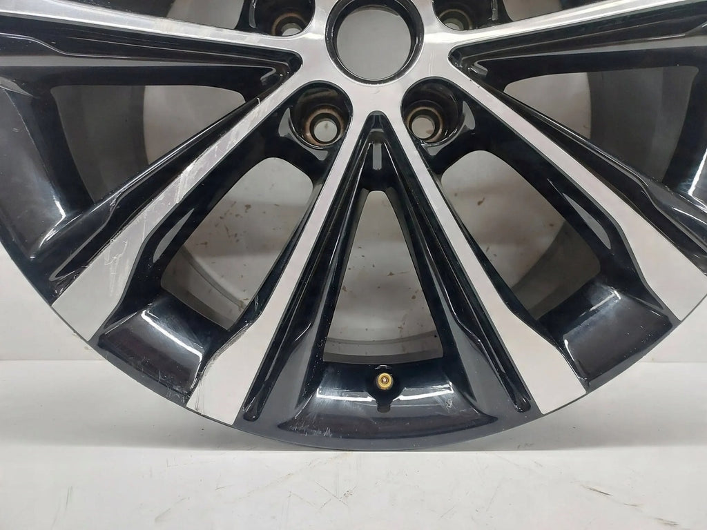 1x Alufelge 18 Zoll 8.5" 5x115 49ET Glanz Schwarz Opel Insignia B Rim Wheel