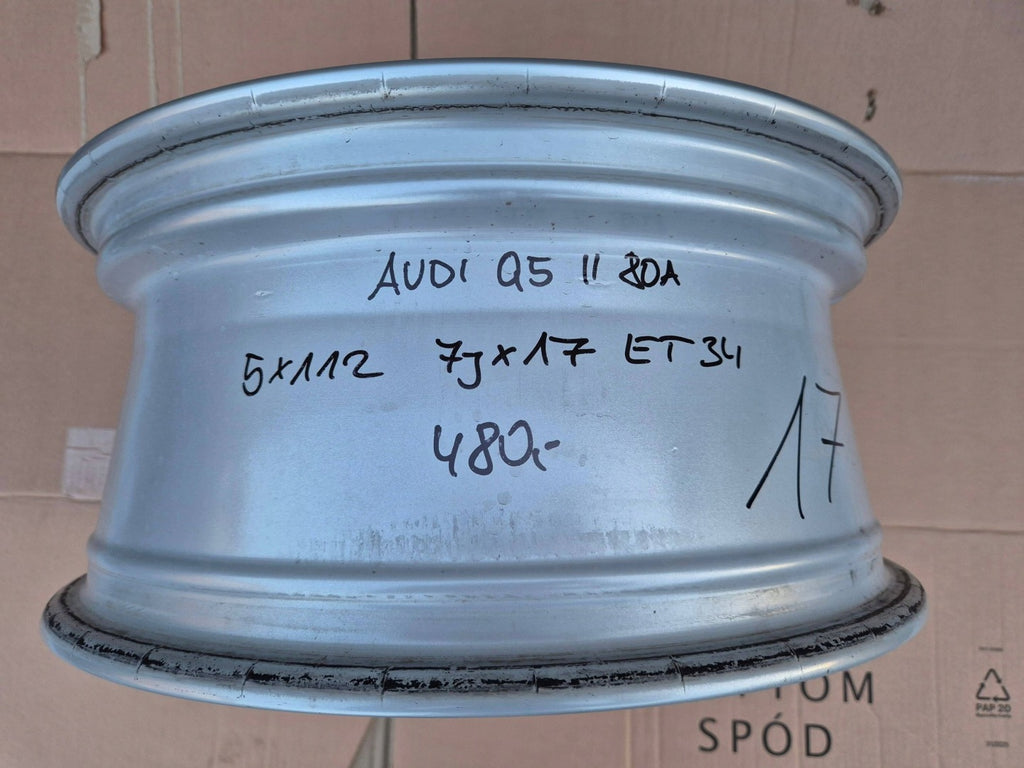 1x Alufelge 17 Zoll 7.0" 5x112 34ET 80A601025J- Audi Q5 Rim Wheel FEL9432278933oa
