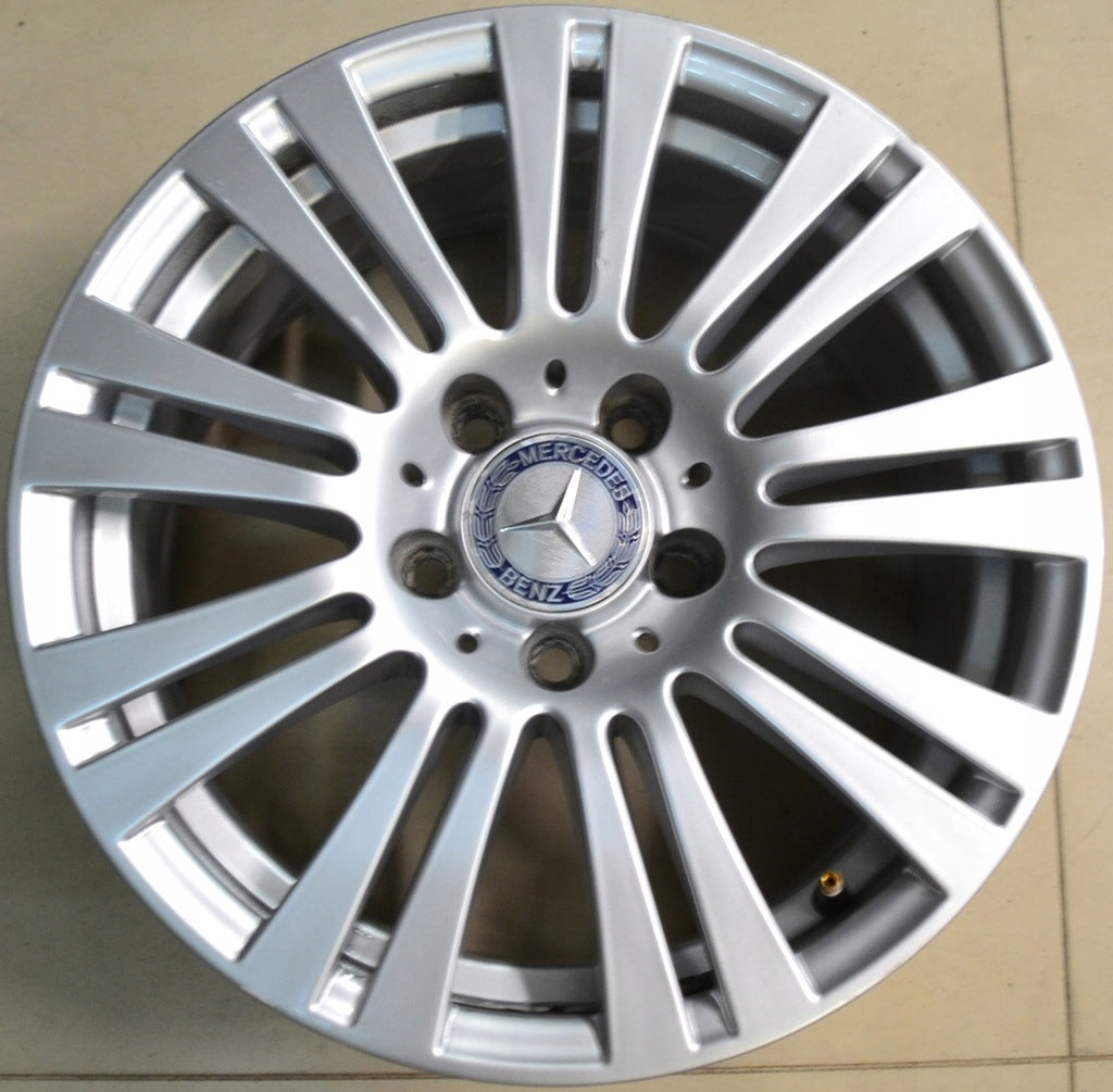 4x Alufelge 16 Zoll 7.5" 5x112 45ET Glanz Silber A2074010002 Mercedes-Benz FEL4481811906fh