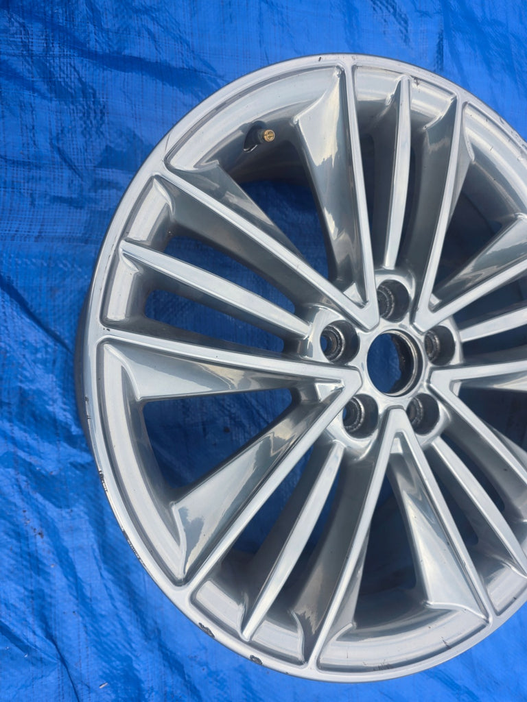 1x Alufelge 18 Zoll 8.0" 5x108 55ET Glanz Silber JX7JC1B Ford Mondeo Rim Wheel FEL8043535368ep