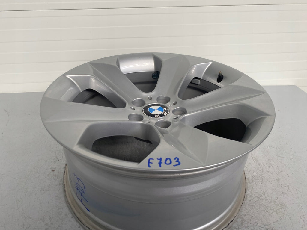 1x Alufelge 19 Zoll 9.0" 5x120 18ET Glanz Silber 6774894 BMW X5 E70 Rim Wheel FEL2123701040wa