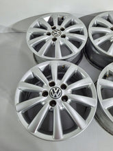 Laden Sie das Bild in den Galerie-Viewer, 4x Alufelge 16 Zoll 7.0" 5x112 59ET Silber 7M3601025G VW I Rim Wheel FEL5779121852xj