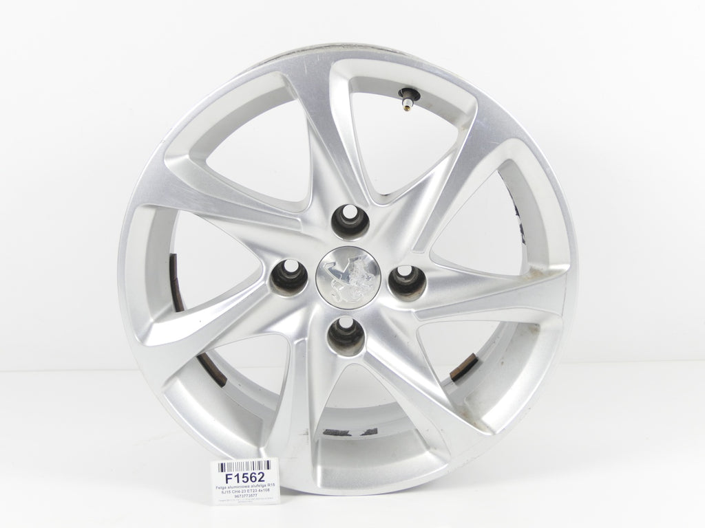 1x Alufelge 15 Zoll 6.0" 4x108 23ET 9673773577 Peugeot 208 I Rim Wheel FEL4144143472bc