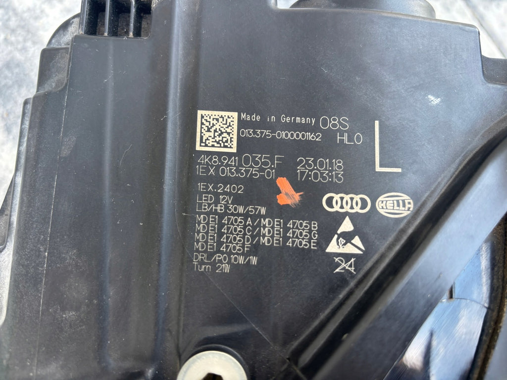 Frontscheinwerfer Audi A7 4G8941035 4G8941036 LED Ein Stück (Rechts oder Links) SCH9523643717fs