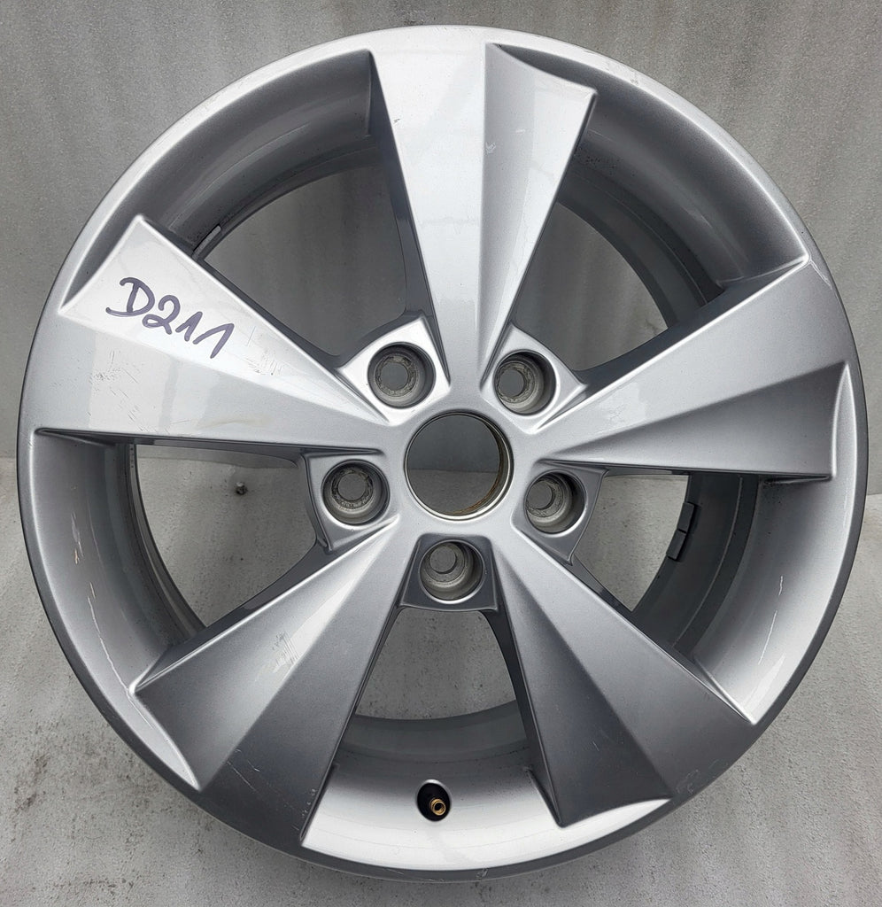 1x Alufelge 16 Zoll 6.5" 5x112 46ET 5E0601025C Skoda Superb III Octavia