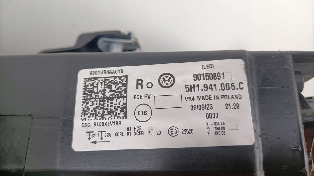 Frontscheinwerfer VW Golf VIII 5H1941006C Full LED Rechts Scheinwerfer Headlight SCH6334156249uh