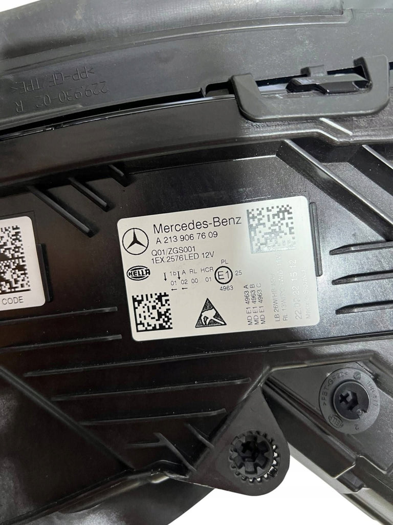 Frontscheinwerfer Mercedes-Benz W213 A2139067609 LED Rechts Headlight SCH1434979528hk