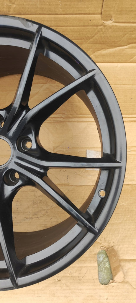1x Alufelge 20 Zoll 10.0" 5x130 45ET Schwarz 982601025J Porsche Cayman Rim Wheel FEL6696032158oo