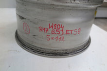 Laden Sie das Bild in den Galerie-Viewer, 1x Alufelge 17 Zoll 8.5" 5x112 58ET A2044014602 Mercedes-Benz W204 Rim Wheel FEL4523358566zn