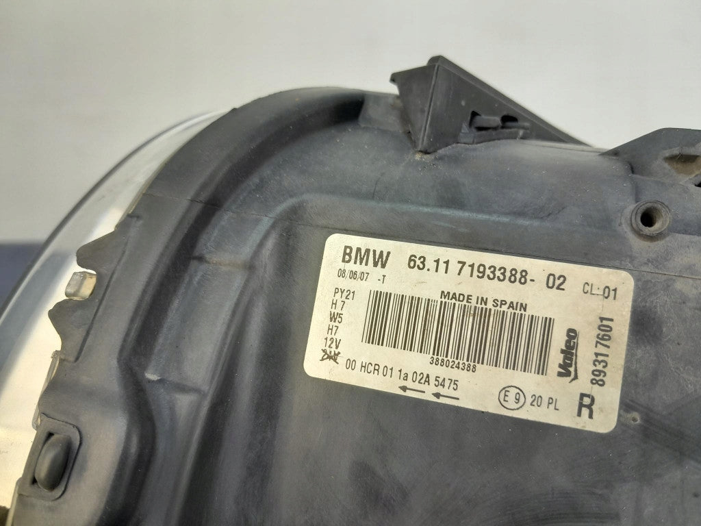 Frontscheinwerfer BMW 1 E87 7193388 Rechts Scheinwerfer Headlight