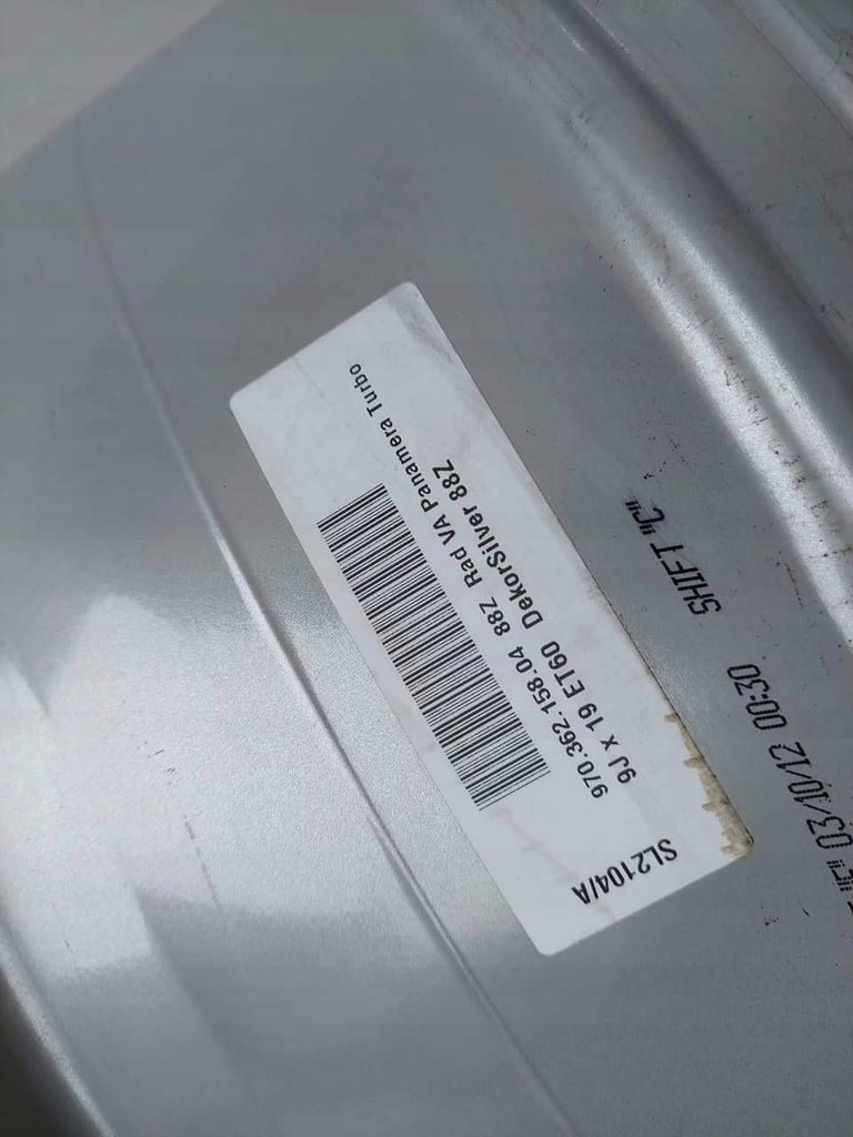 1x Alufelge 19 Zoll 970362158 Porsche Panamera 970 Rim Wheel FEL3881193013if