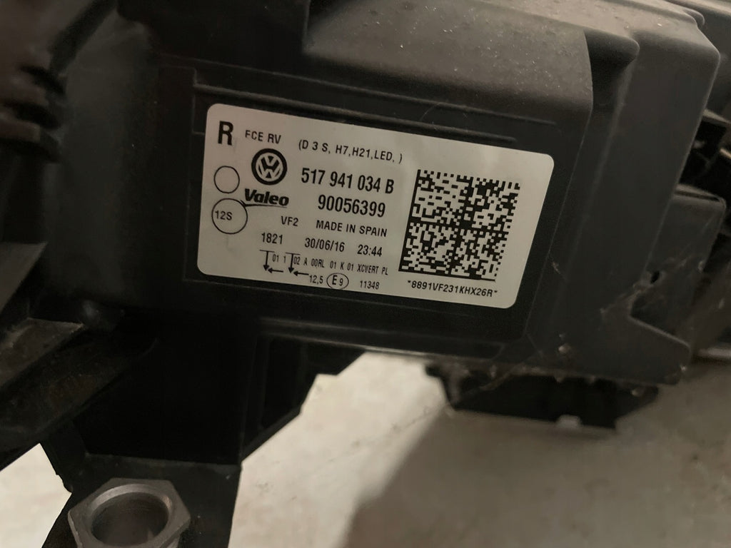 Frontscheinwerfer VW Golf Sportsvan 517941034B LED Ein Stück (Rechts oder Links) SCH5846711129ms