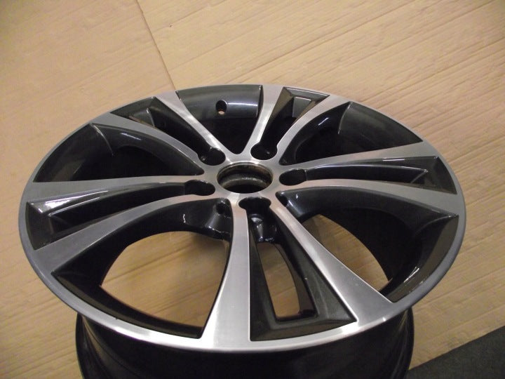 1x Alufelge 18 Zoll 8.0" 5x112 52ET Glanz Schwarz 8074186 BMW 1 F20 Rim Wheel FEL7743249217lz