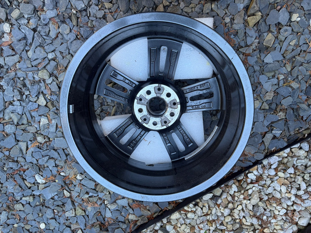 1x Alufelge 19 Zoll 6.5" 5x112 42ET Glanz Grau 5A661A8 BMW X1 Rim Wheel FEL5884480620nr