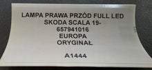 Load image into Gallery viewer, Frontscheinwerfer Skoda Scala 657941016 LED Rechts Scheinwerfer Headlight SCH4727501695gw