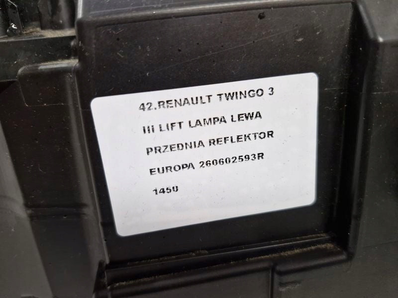 Frontscheinwerfer Renault Twingo III 260602593R Links Scheinwerfer Headlight SCH3151624212qe