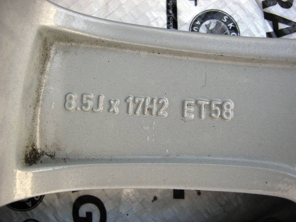 1x Alufelge 17 Zoll 8.5" 5x112 58ET A2044017702 Mercedes-Benz X204 Rim Wheel FEL6147987459hv