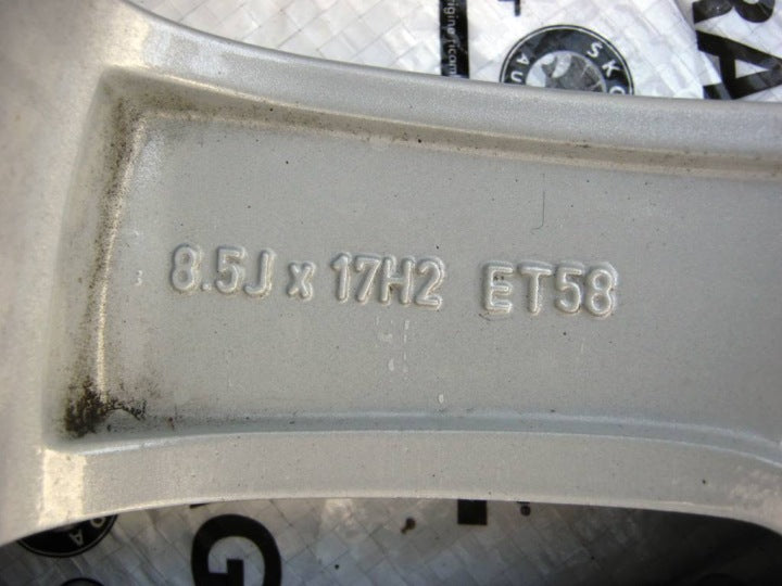 1x Alufelge 17 Zoll 8.5" 5x112 58ET A2044017702 Mercedes-Benz X204 Rim Wheel FEL6147987459hv