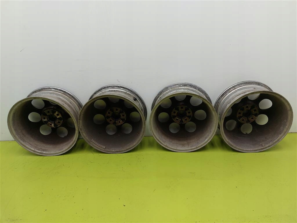 4x Alufelge 15 Zoll 6.0" 5x100 43ET Matt Silber Audi I Rim Wheel FEL5212569141dw