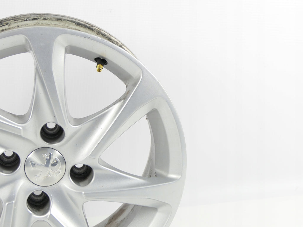 1x Alufelge 15 Zoll 6.0" 4x108 Schwarz 9673773577 Peugeot 208 Hatchback I FEL4406682360fu
