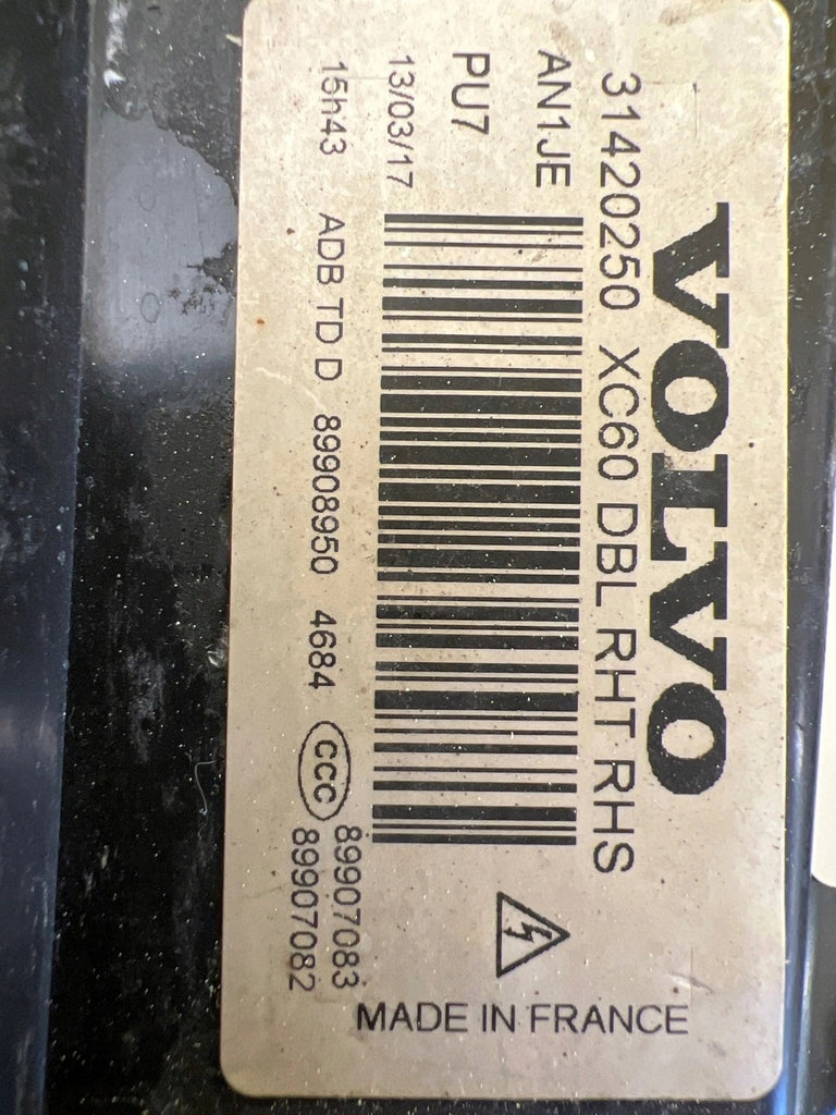 Frontscheinwerfer Volvo Xc60 I 31420250 Xenon Rechts Scheinwerfer Headlight SCH4397070031ha