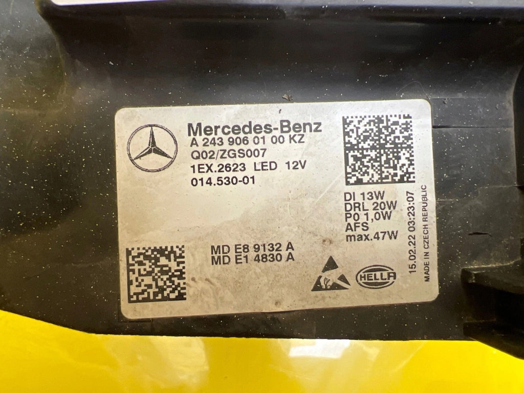 Frontscheinwerfer Mercedes-Benz Eqa Eqb A2439060100 LED Links Headlight SCH4153027201tk