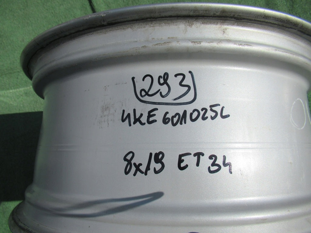1x Alufelge 19 Zoll 8.0" 5x112 34ET Glanz Silber 4KE601025 Audi E-Tron E Tron FEL1037190325zp