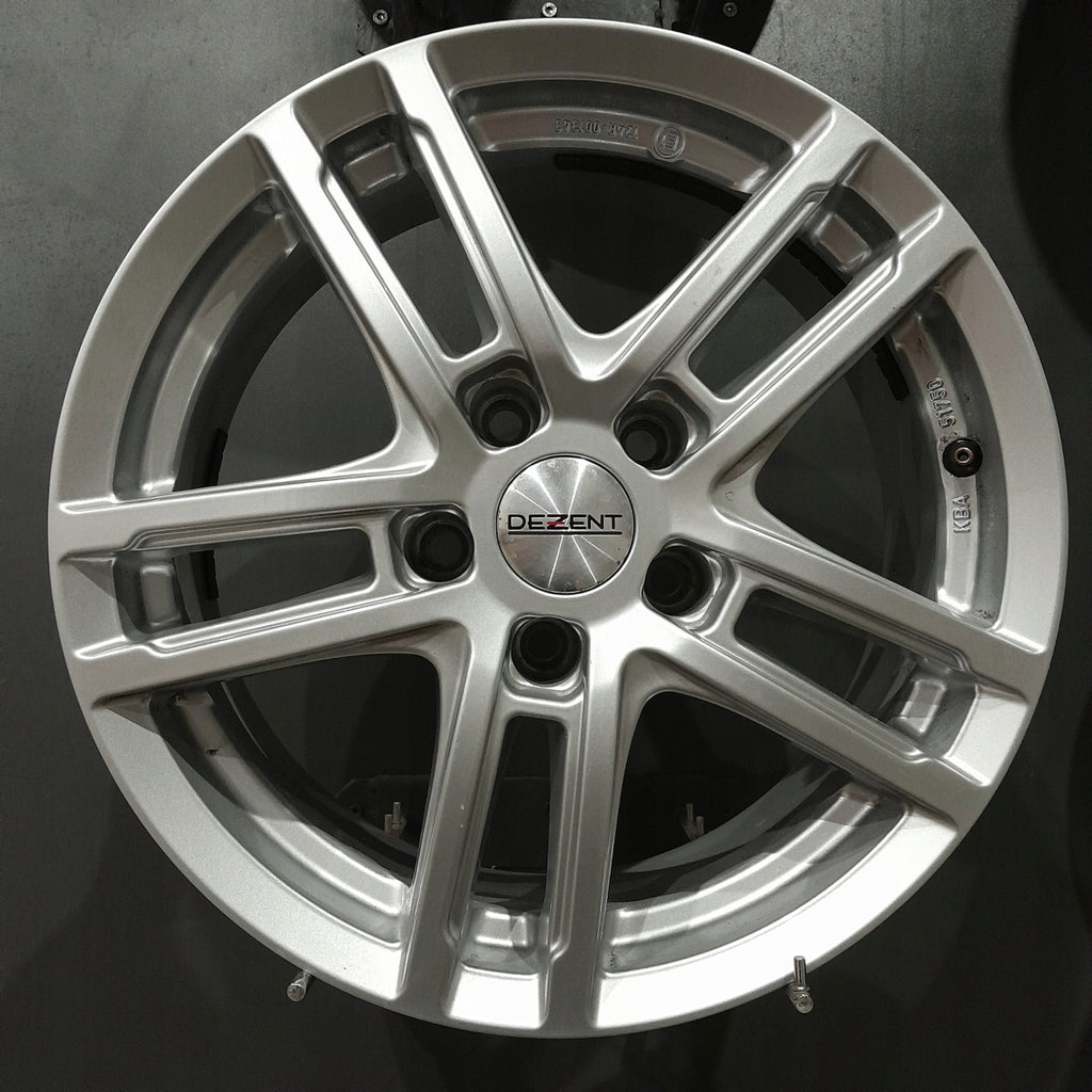 4x Alufelge 16 Zoll 6.5" 5x112 41ET Glanz KBA51750 Skoda Superb III Octavia FEL9877057153aw