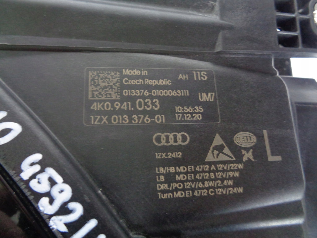 Frontscheinwerfer Audi A6 C8 4K0941033 Full LED Links Scheinwerfer Headlight