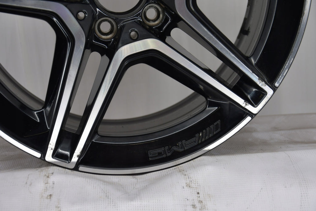 1x Alufelge 18 Zoll 9.0" 5x112 49ET Glanz Schwarz A2134016400 Mercedes-Benz Amg FEL9073714214ae