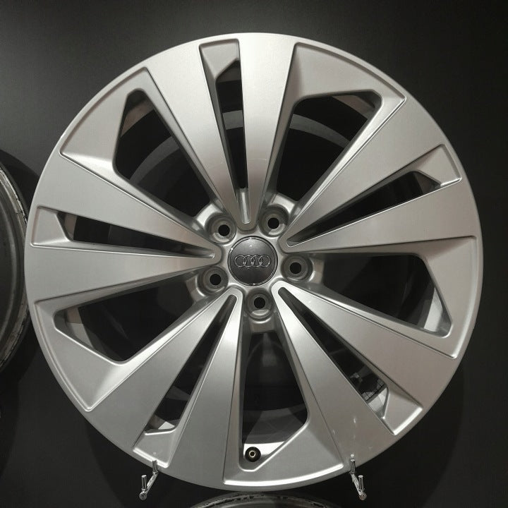 4x Alufelge 19 Zoll 8.5" 5x112 20ET Glanz Silber 4M8601025 Audi Rim Wheel FEL9035847364eu