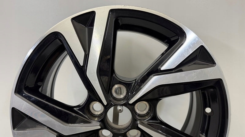 1x Alufelge 16 Zoll 6.0" 5x100 50ET Glanz Schwarz Toyota C-Hr Rim Wheel FEL2166012787os