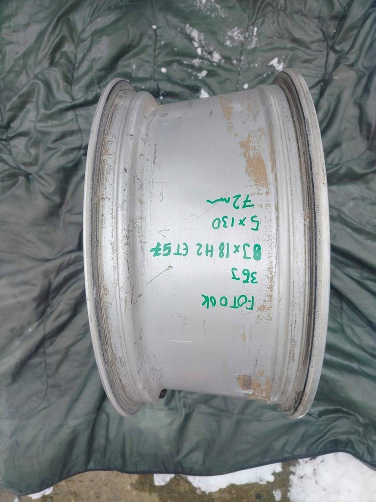 1x Alufelge 18 Zoll 8.0" 5x130 57ET Glanz Silber 98736213601 Porsche Boxster FEL1074544724yl